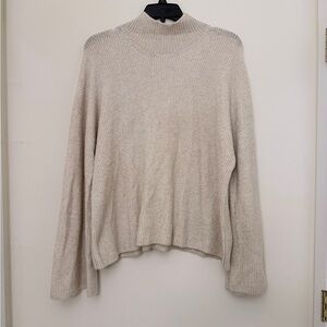 French Connection High Neck Bell Sleeve Turtleneck Sweater